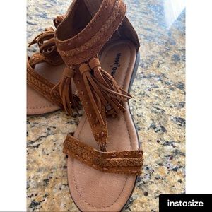 Minnetonka Fringe Sandals